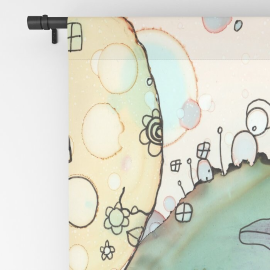 Window Curtains &quot;I See You&quot;