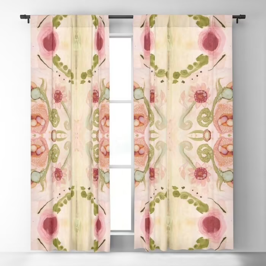 Window Curtains "Kali Floral 02"