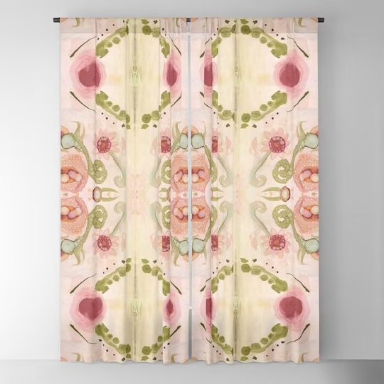 Window Curtains &quot;Kali Floral 02&quot;