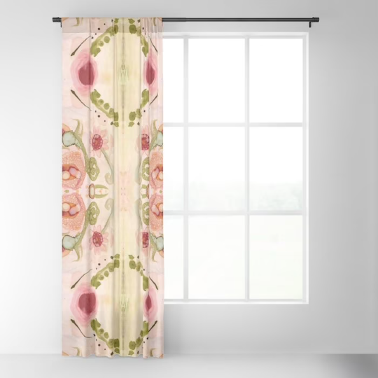 Window Curtains &quot;Kali Floral 02&quot;