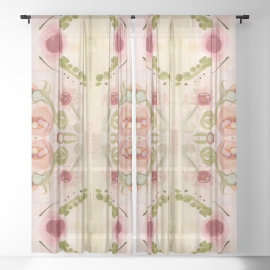 Window Curtains &quot;Kali Floral 02&quot;