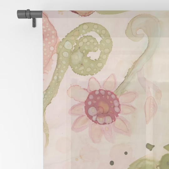 Window Curtains &quot;Kali Floral&quot;