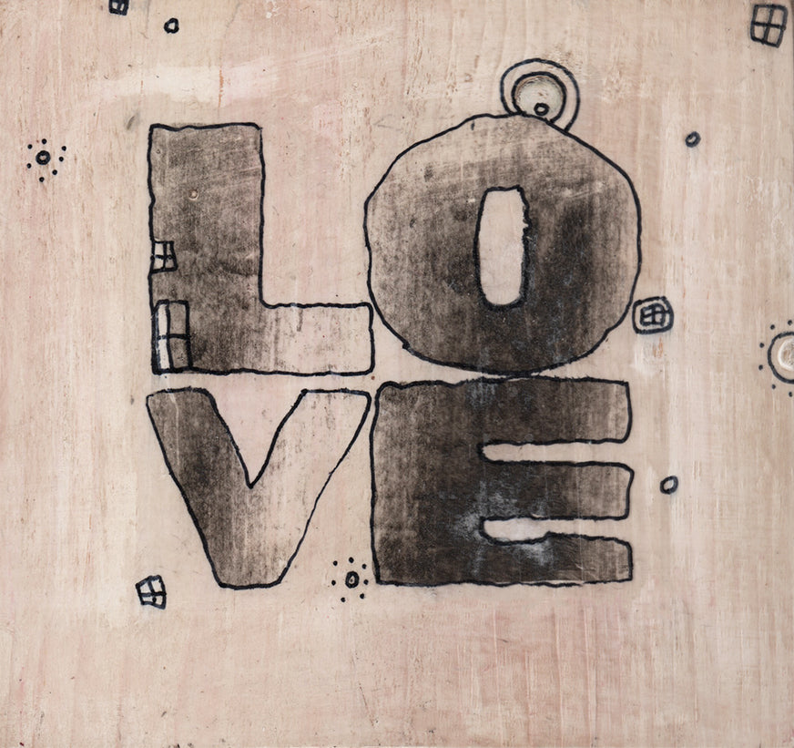 &#39;Love&#39; Throw Pillow