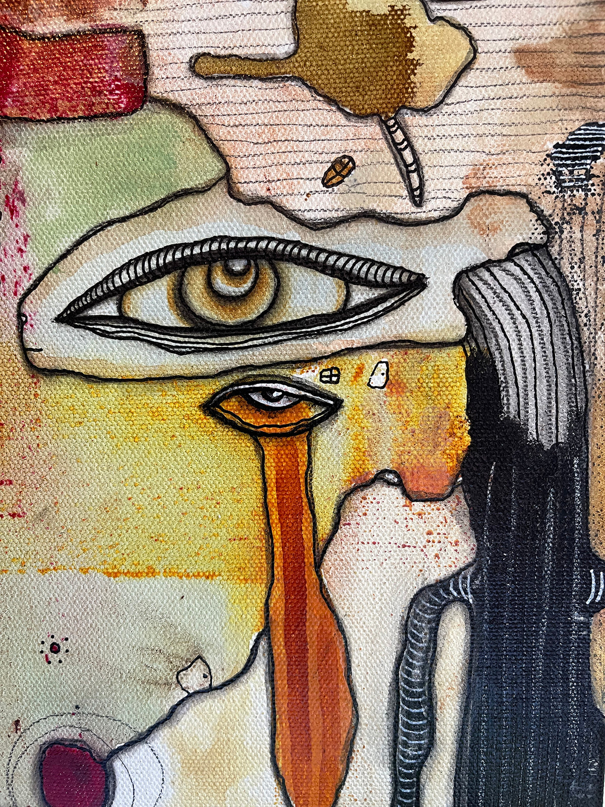 Original Fine Art &#39;Meet me at Sunset&#39; on canvas