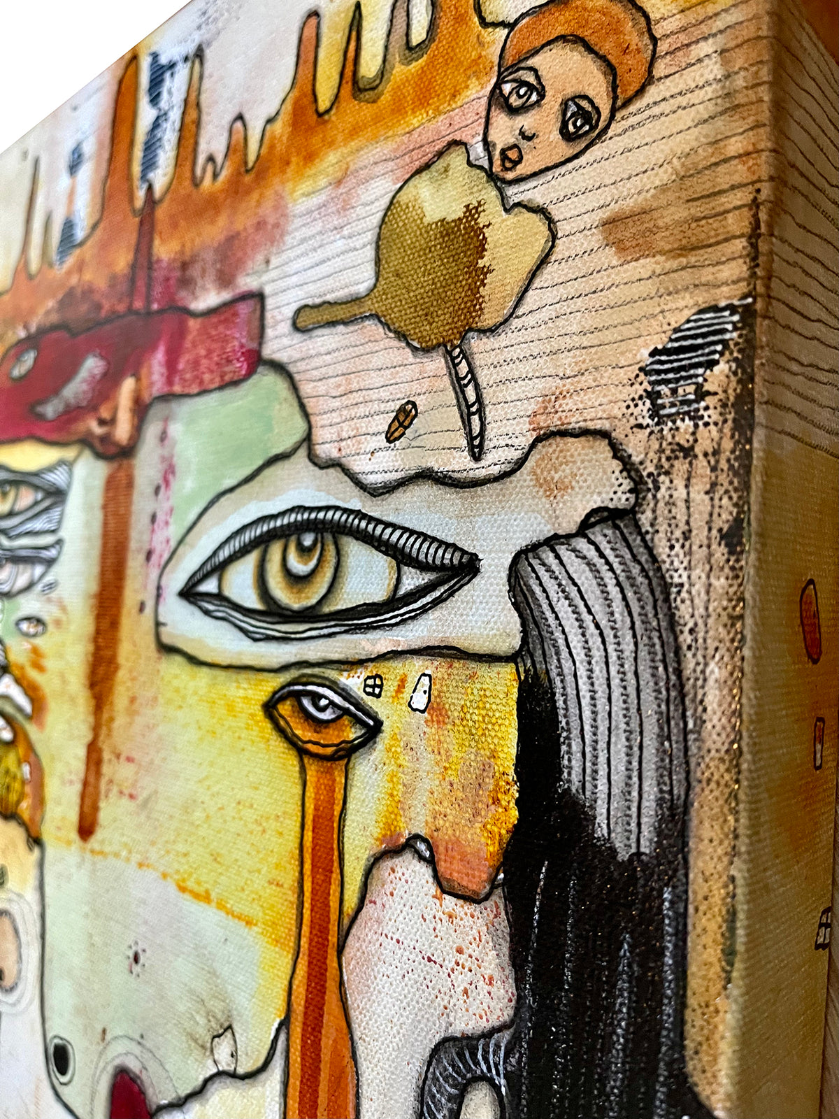 Original Fine Art &#39;Meet me at Sunset&#39; on canvas