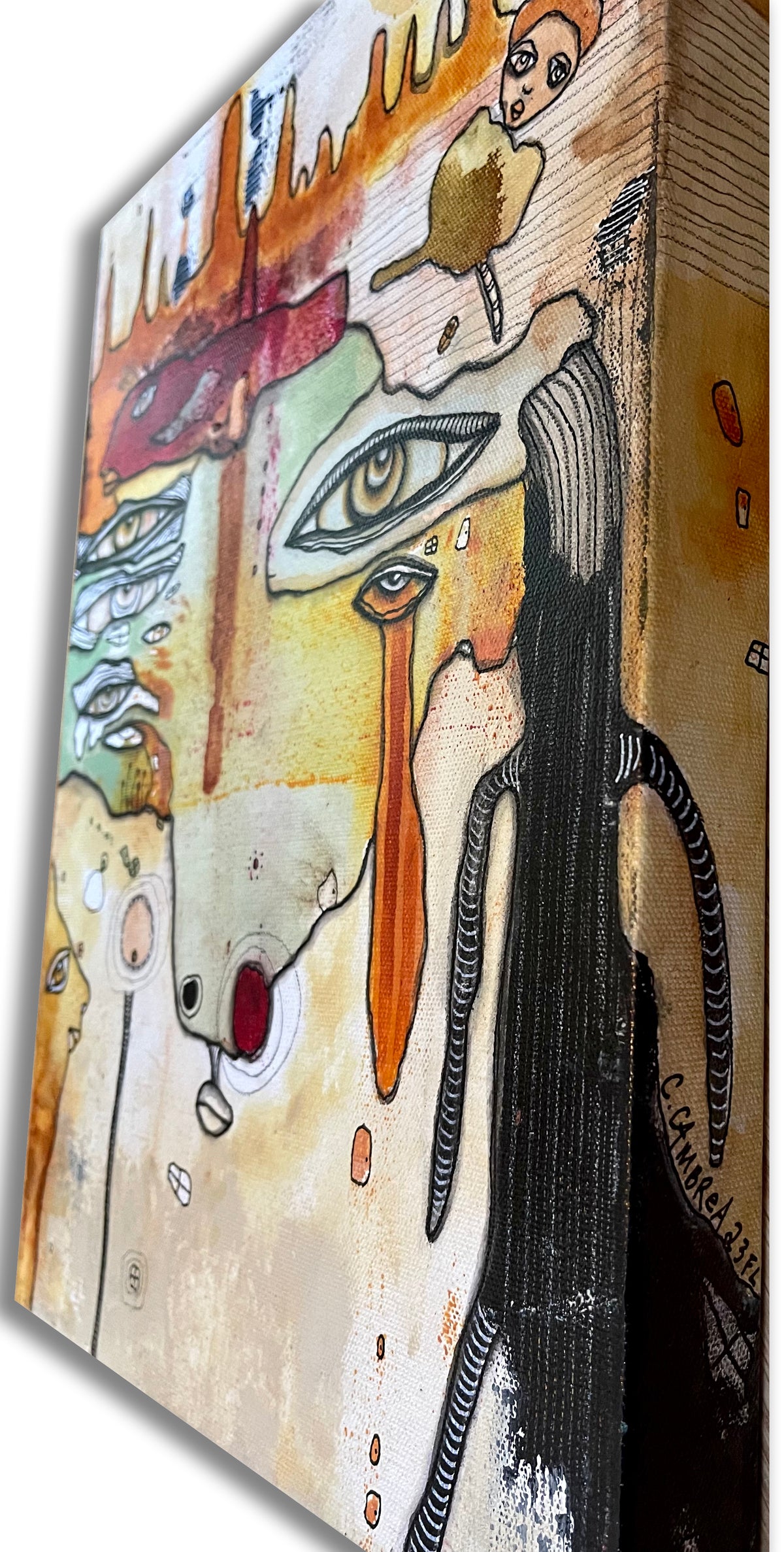 Original Fine Art &#39;Meet me at Sunset&#39; on canvas