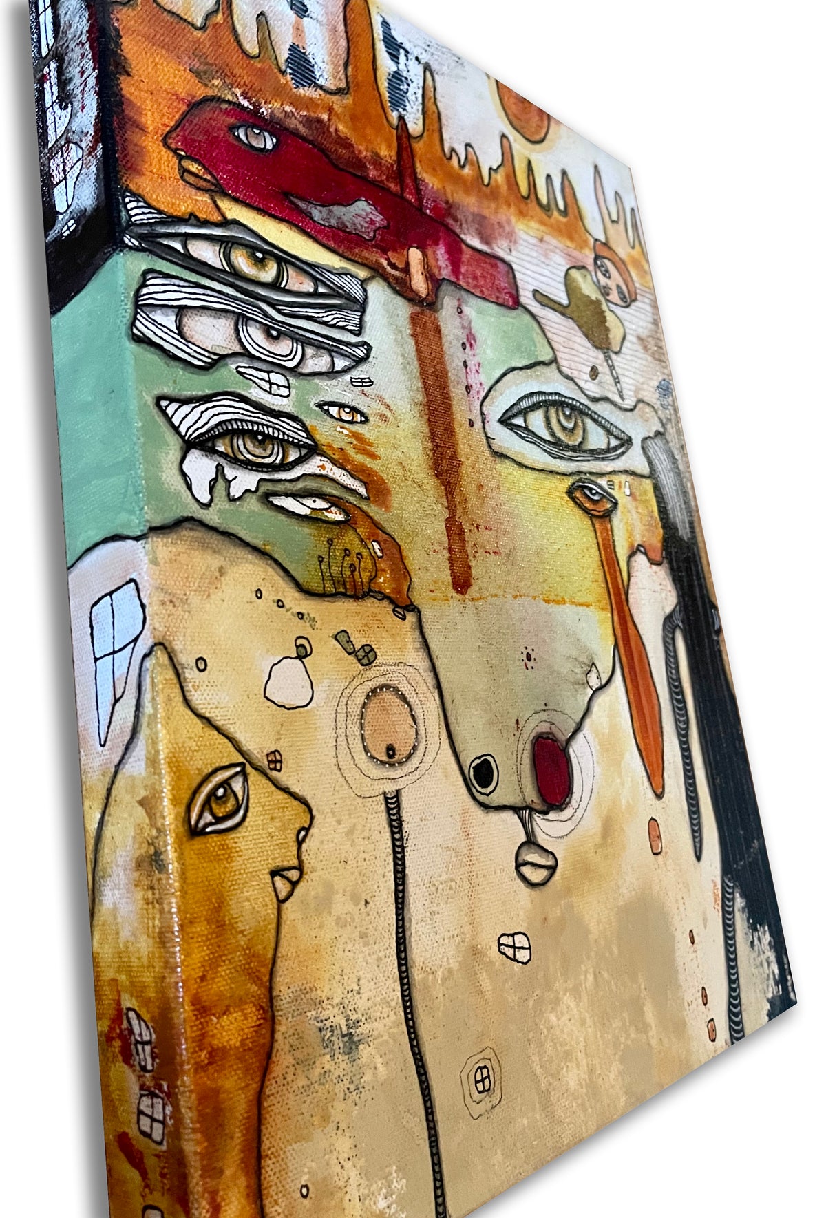 Original Fine Art &#39;Meet me at Sunset&#39; on canvas