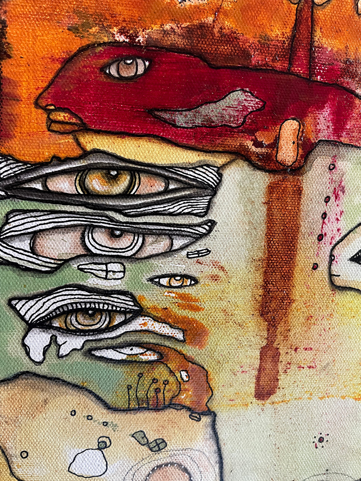 Original Fine Art &#39;Meet me at Sunset&#39; on canvas