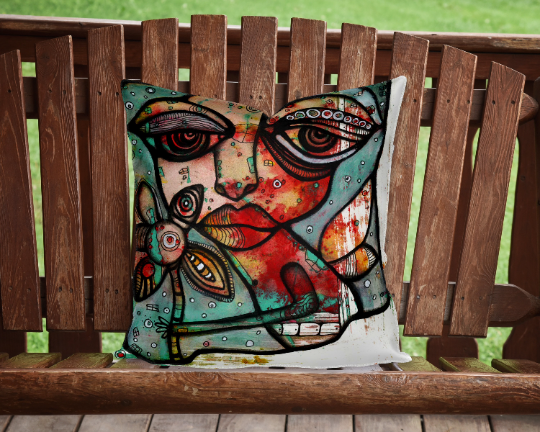 Outdoor Pillow Cushion &quot;Mine&quot;