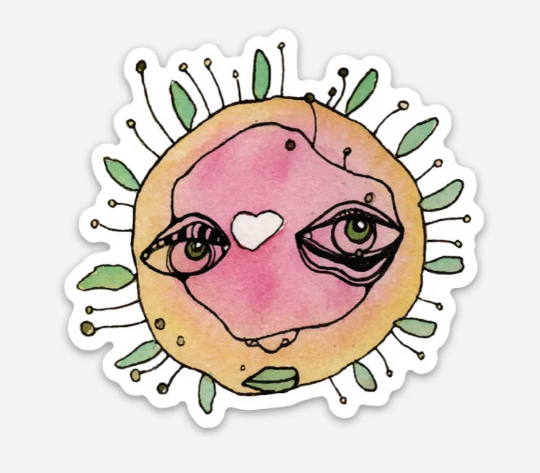 "Mrs Flora" Vinyl Sticker