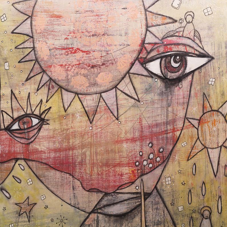 Tote Bag &#39;My Sun And Stars v1&#39;