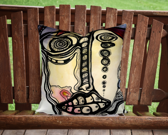 Outdoor Pillow Cushion "New Man"