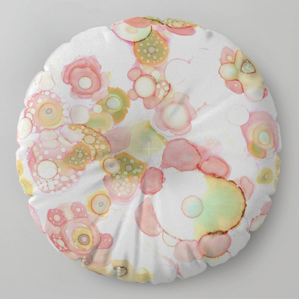 Floor / Meditation Cushion &#39;Organic in Pink&#39;