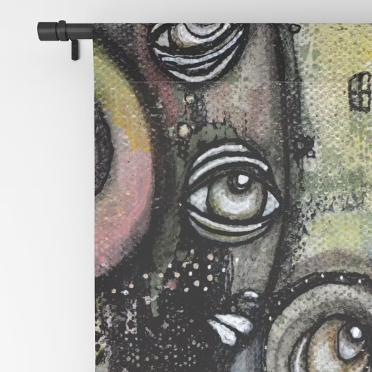 Window Curtains &quot;Octopus Queen&quot;