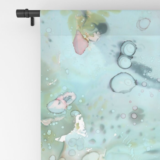 Window Curtains &quot;Organic In Blue&quot;