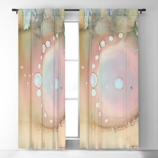 Window Curtains &quot;Organic In Pastel&quot;