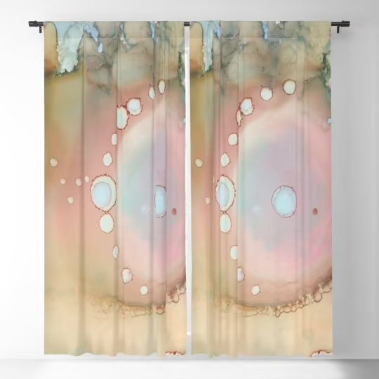 Window Curtains &quot;Organic In Pastel&quot;