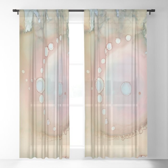 Window Curtains &quot;Organic In Pastel&quot;