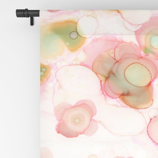 Window Curtains &quot;Organic In Pink&quot;