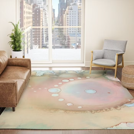 Area Rug &#39;Organic in Pastel&#39;
