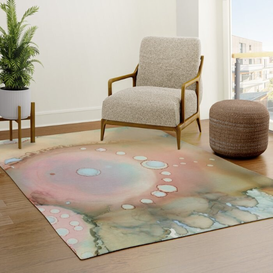 Area Rug &#39;Organic in Pastel&#39;
