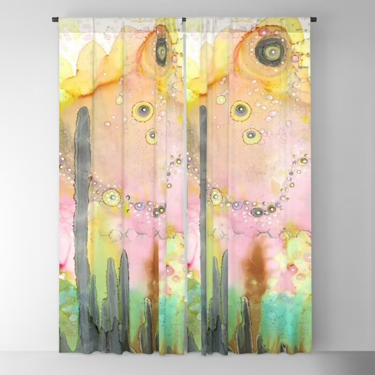 Window Curtains &quot;Over The Rainbow&quot;