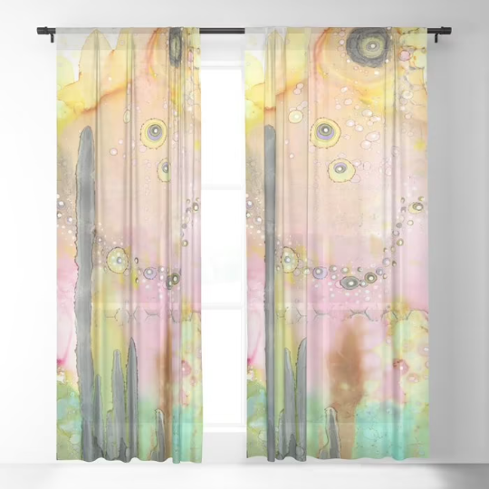 Window Curtains &quot;Over The Rainbow&quot;