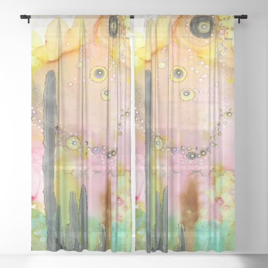 Window Curtains &quot;Over The Rainbow&quot;