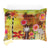 Fleece top WASHABLE Pet Bed for your dog or cat with colorful 'Garden Party' Artwork