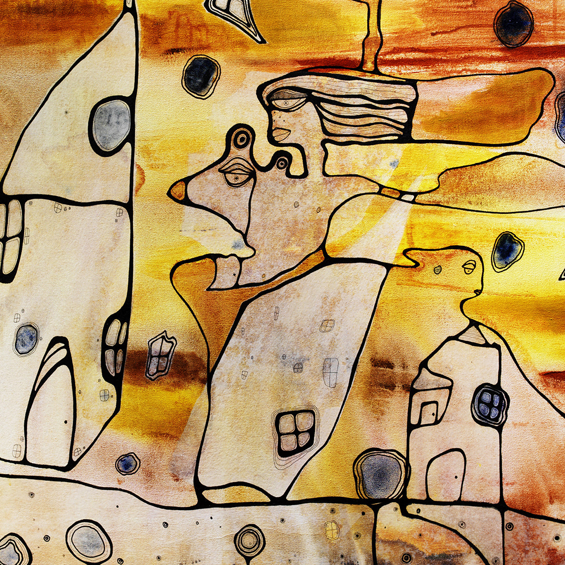 Art Print on Canvas &#39;Oshun&#39;