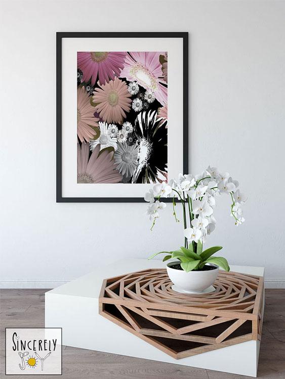 Art Print on Paper &#39;C Floral 06&#39;