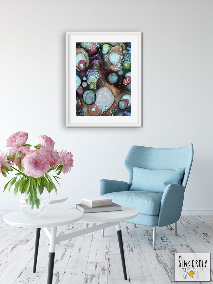 Art Print on Paper &#39;Galaxy A 02&#39;