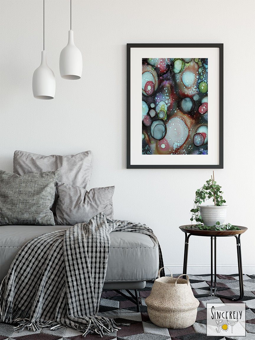 Art Print on Paper &#39;Galaxy A 02&#39;