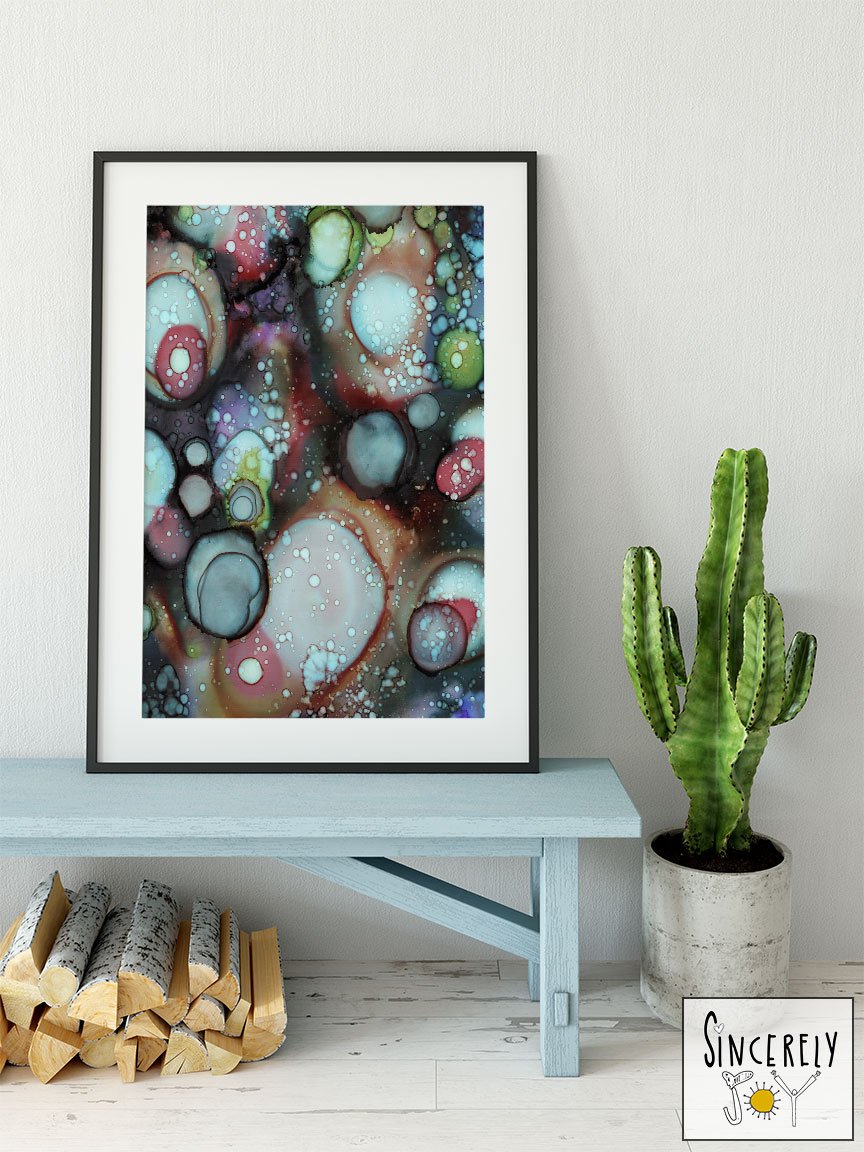 Art Print on Paper &#39;Galaxy A 02&#39;