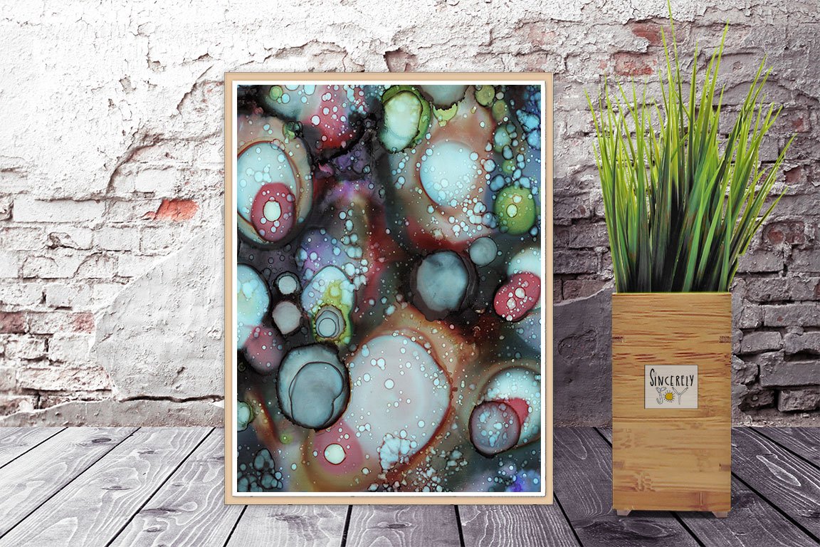 Art Print on Paper &#39;Galaxy A 02&#39;