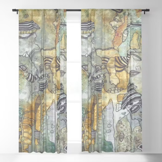 Window Curtains &quot;Part of Everything&quot;