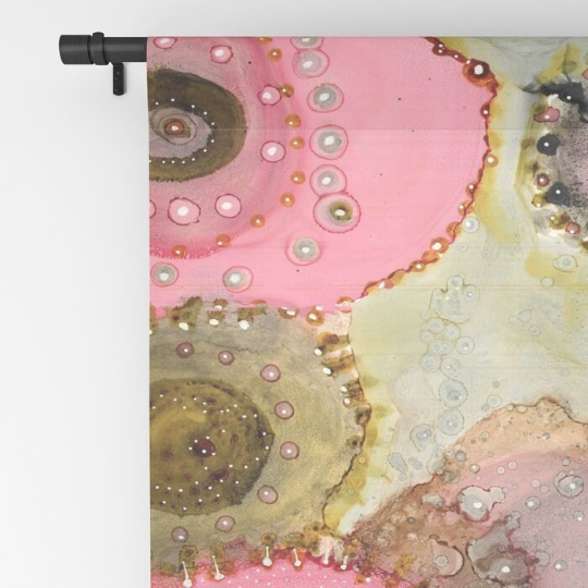 Window Curtains &quot;Pink Matter&quot;