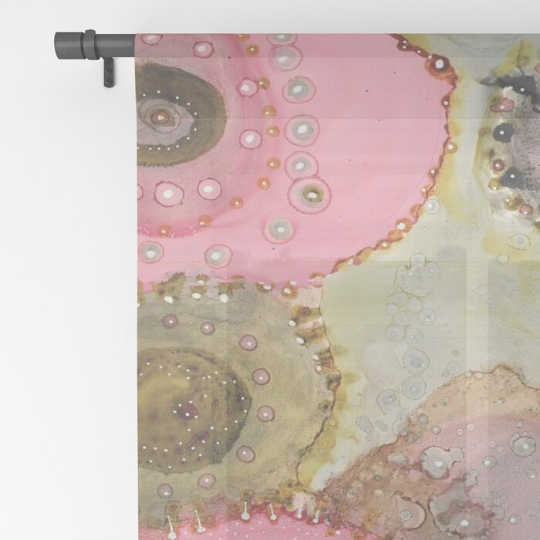 Window Curtains &quot;Pink Matter&quot;