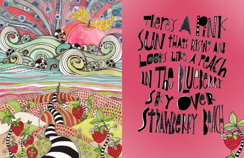 Tote Bag &#39;Pink Sun Rising&#39;