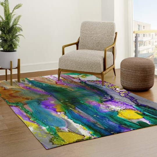 Area Rug &#39;Purple Mountain&#39;