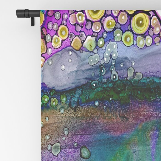 Window Curtains &quot;Purple Mountain&quot;