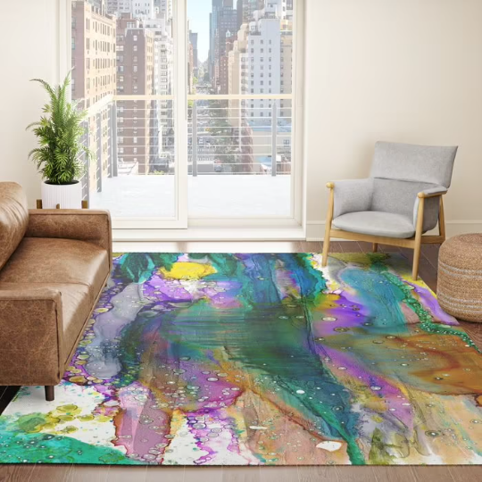 Area Rug &#39;Purple Mountain&#39;