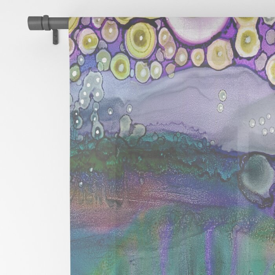 Window Curtains &quot;Purple Mountain&quot;