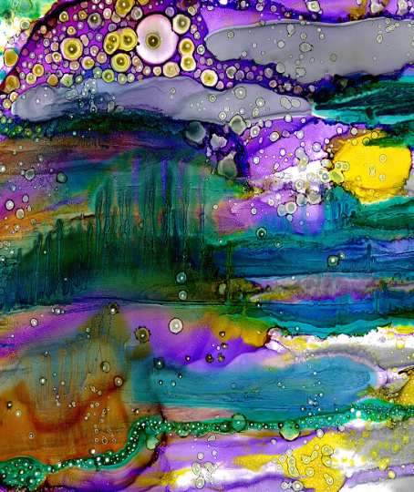 Area Rug &#39;Purple Mountain&#39;