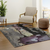 Area Rug 'Purple Rain 02'