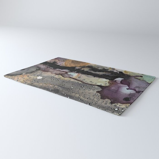 Area Rug &#39;Purple Rain 02&#39;