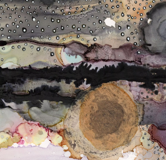 Area Rug &#39;Purple Rain 02&#39;