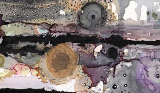 Area Rug &#39;Purple Rain 02&#39;