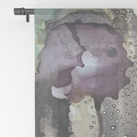 Window Curtains &quot;Purple Rain&quot;