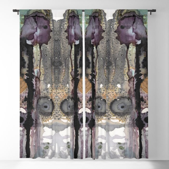 Window Curtains &quot;Purple Rain&quot;